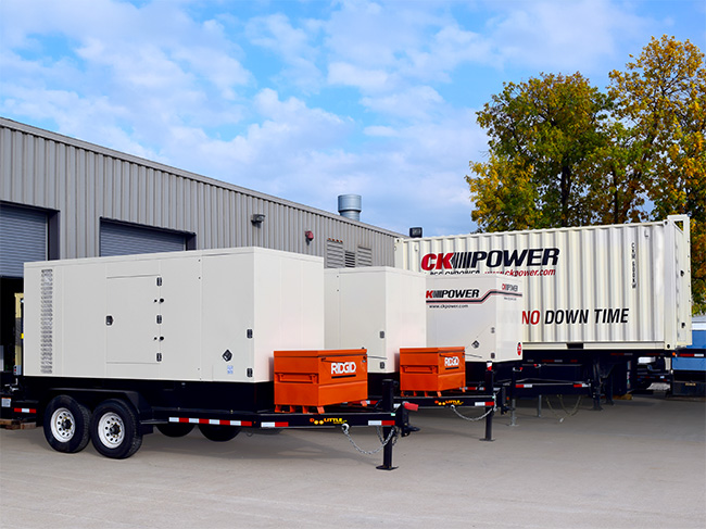 CK Power Towable Industrial Generator Rentals